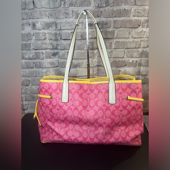 EUC Coach Carryall Tote - Pink Lemonade - Picture 2 of 15